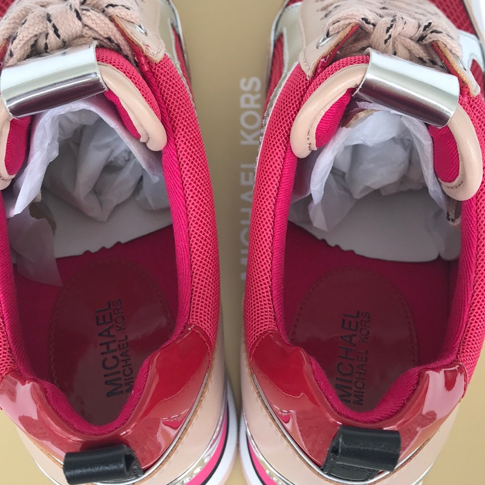 Michael Kors Maddy Trainer mesh shoes sneakers - Picture 7 of 8